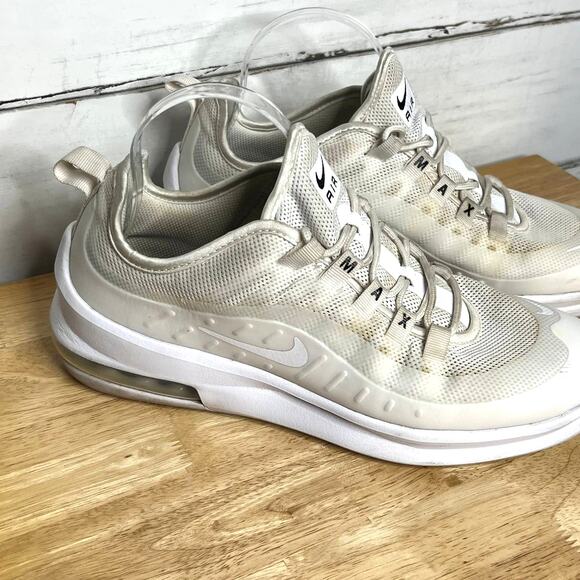 Nike Air Max Axis White Sneakers Shoe Size 10 - Picture 3 of 8